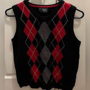 Boys sweater vest by XG. Size Large
